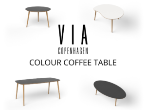 VIA COPENHAGEN COLOUR Coffee table i mange størrelser og opbygninger